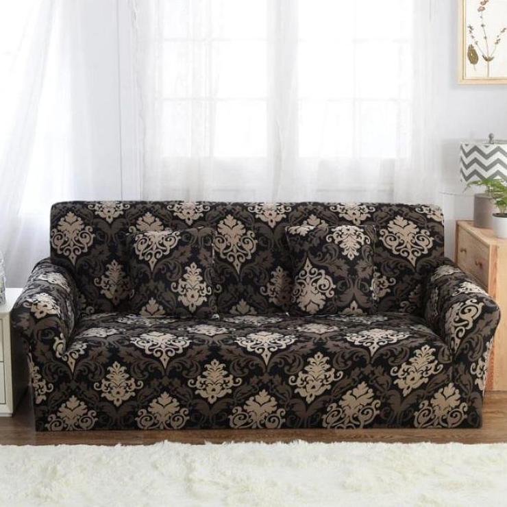 black-floral-damask-sofa-couch-cover